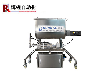 半自動醬料攪拌灌裝機